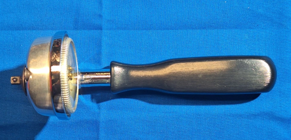 Vintage Snap-On TQS-025 0-48 Inch Ounces 0-3 inch pounds 1/4" drive torque Meter - Image 3 of 4