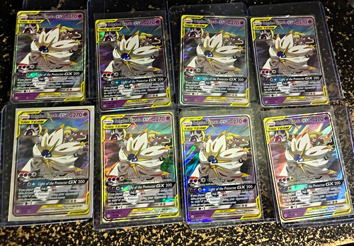 Pokemon Solgaleo & Lunala GX  75/236 Holo  English SM Cosmic Eclipse 2019