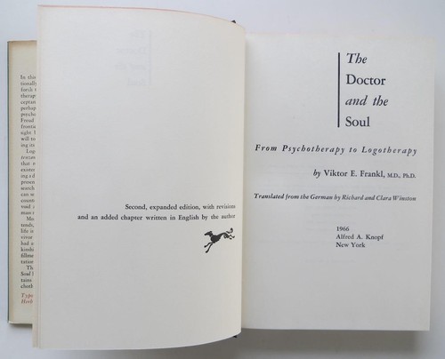 1967 The Doctor and the Soul An Introduction to Logotherapy by Viktor Frankl - Picture 6 of 9