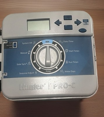 HUNTER MODEL: PC-400i IRRIGATION CONTROLLER WITH HARD PROTECTION BOX FOR INSIDE