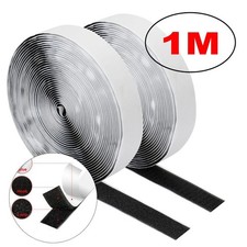 1-10M Self Adhesive Hook and Loop Tape Fastener House Diy Magic Tap Auto Double 