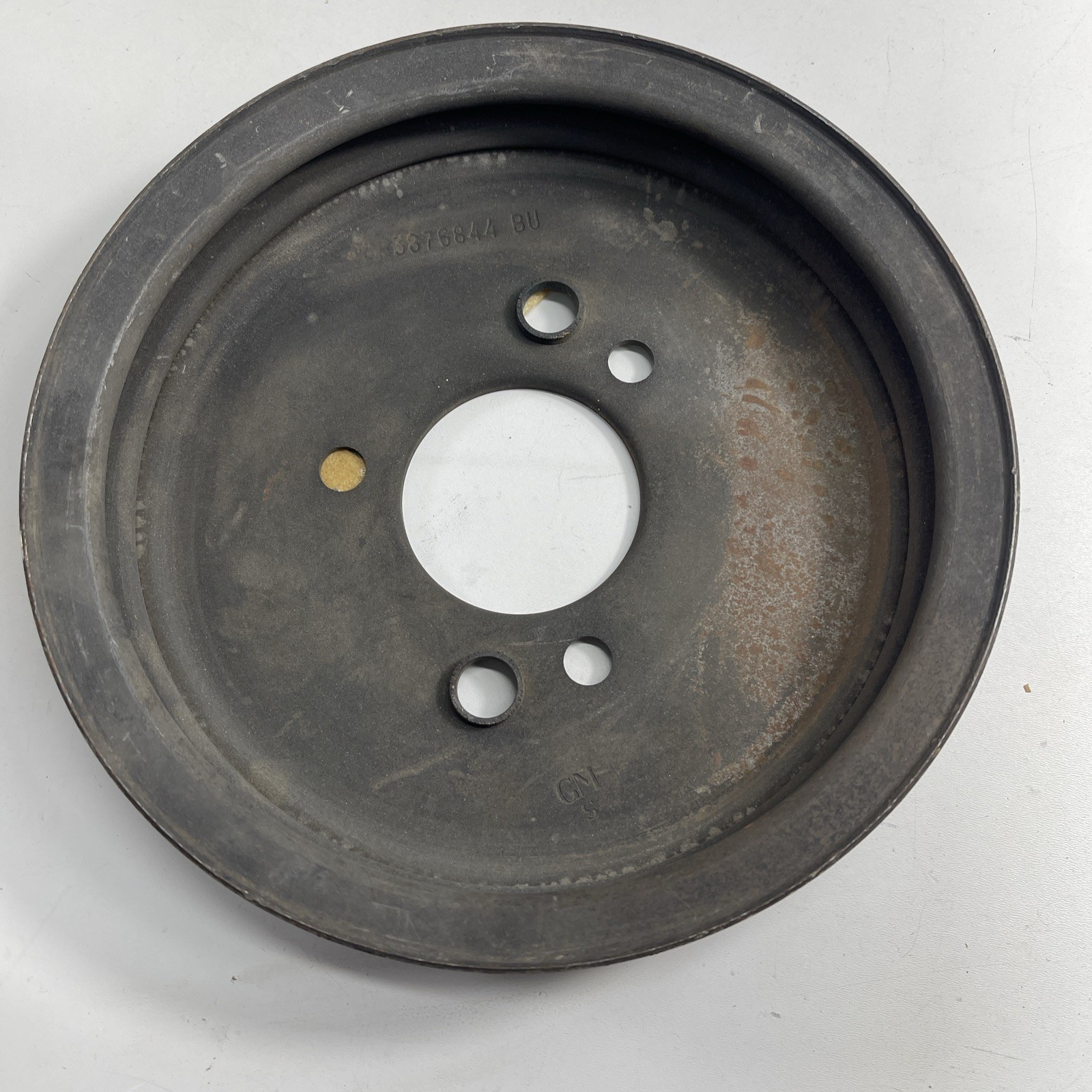 NOS 1966-68 Chevrolet 396 427 AC Crank Pulley 3876844 ￼p2