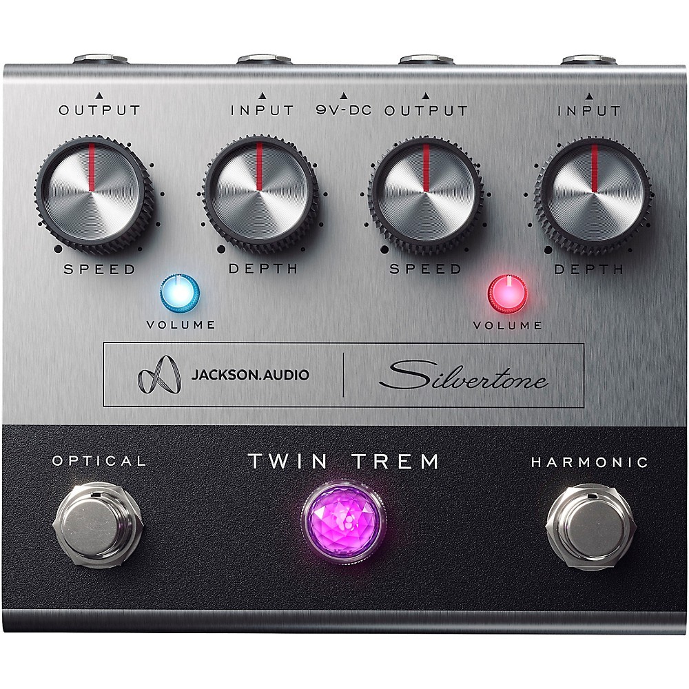 Jackson Audio Twin Trem Аналоговая педаль эффектов тремоло серебристого цвета