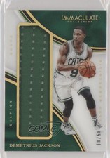 2016-17 Panini Immaculate Grand Memorabilia 10/50 Demetrius Jackson #GM-DMJ 2ct