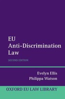 EU Anti-Discrimination Law Evelyn Ellis (U. A.) Taschenbuch Englisch 2014