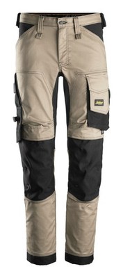 Snickers Workwear Stretch-Arbeitshose 6341, 46, khaki-schwarz