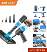 Cordless 3-in-1 Air Duster and Vacuum Cleaner for Effortless Keyboard Cleaning
