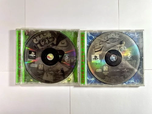Crash Bandicoot 2 and 3 PlayStation 1 Game Lot Of 2