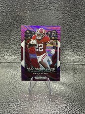 Najee Harris 2021 Panini Prizm Draft Picks Purple Wave Prizm Rc All-American 193