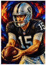 FERNANDO MENDOZA * Las Vegas Raiders * FOOTBALL * Illustrated Art Card * ACEO
