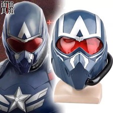 Captain America Falcon Helmet PVC Full Face Mask Halloween Cosplay Prop In Stock