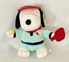 Peanuts Snoopy Plush Pickleball 11" Stuffed Doll Dog Plush Toy 2024 NWT