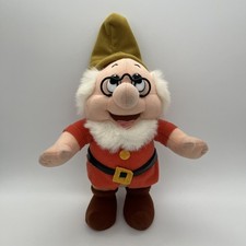Doc Dwarf Plush Stuffed Doll Snow White 7 Dwarves Mattel Disney 1993 10" Vintage