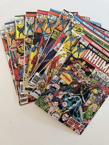 The Inhumans #1-12 (Marvel 1975) Konvolut 12 Comics