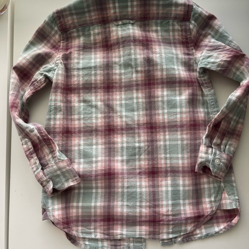 LOT OF 4 Janie And Jack Boys Casual Button Shirt Size 5 Poplin Plaid Long Sleeve - Picture 4 of 11