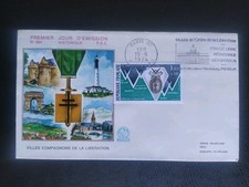 ENVELOPPE PREMIER JOUR TIMBRE VILLE COMPAGNON NANTES 1974 N° 1797 OB PARIS