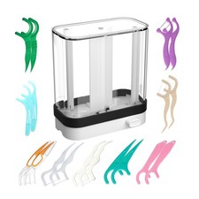 Empty Floss Pick Holder, Floss Pick Dispenser for Cleaning Teeth, Travel Flos...