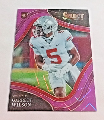 2022 Panini Select Draft Picks #104 Garrett Wilson RC Purple Lazer OSU.     R146