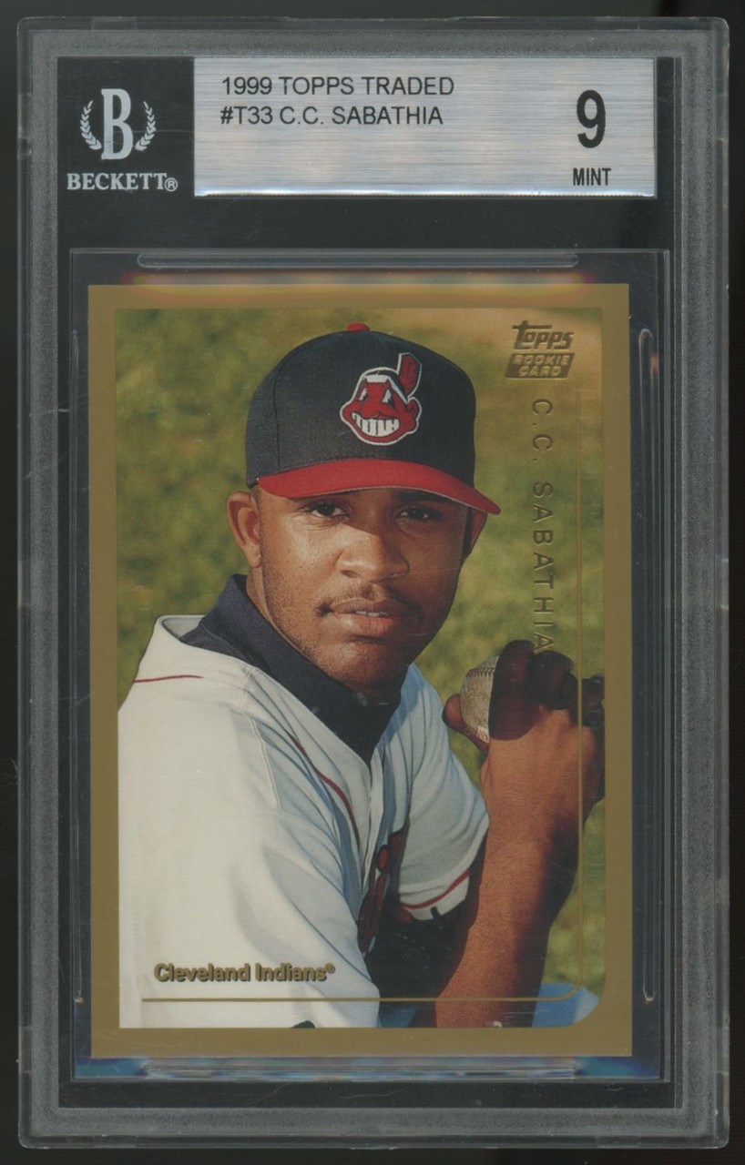 1999 Topps Traded CC Sabathia RC #T33 BGS 9