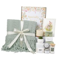 Christmas Self Care Spa Gifts for Women, Get Well Soon Gift Baskets Sage Green
