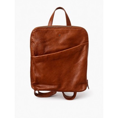Valenca Holland Leather Backpack Cognac Brown