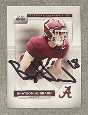 Bray Hubbard Signed 2023 Alabama Bowman U Football Card #60 ~ AUTO PROOF