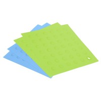 4 Silikon Untersetzer Matte Set Silikon TopfhäLter FüR KüChe Tisch Arbeitspla #5