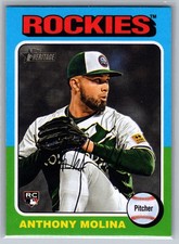 2024 Topps Heritage Anthony Molina Rookie #641 Colorado Rockies