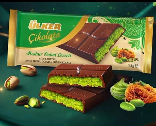 Dubai Chocolate Filled With Pistachio Kadayif. Limitted Time Sale - Picture 1 of 6
