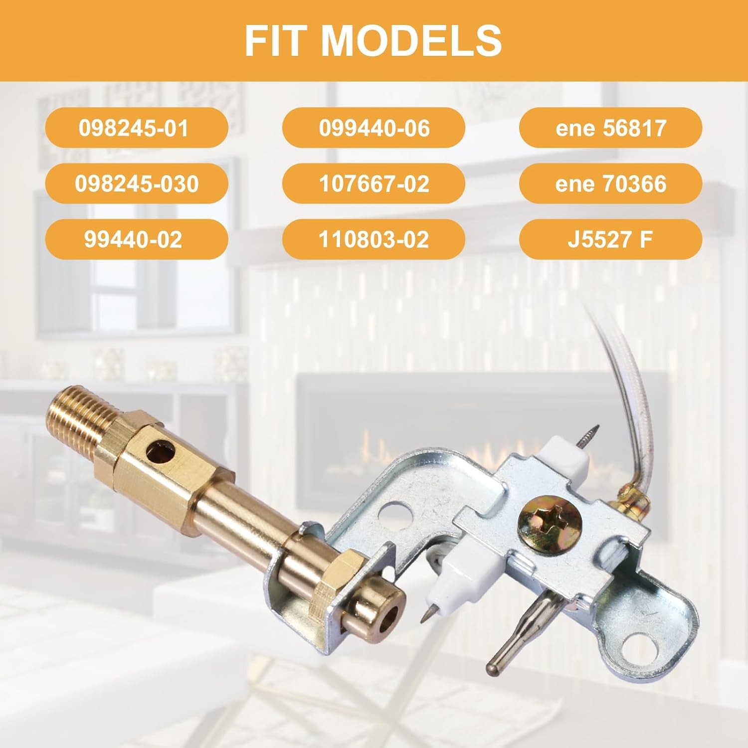120630-02 Pilot ODS Assembly,Thermocouple Replacement Part for Vent Free Natural