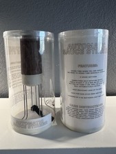 Vivitar 3 Speed Automatic Sauce Stirrer Brown Faux Wood New