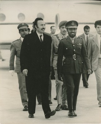 A13 A1331   Sultan Qaboos of Oman with Houari Boumédiène Algeria Visit