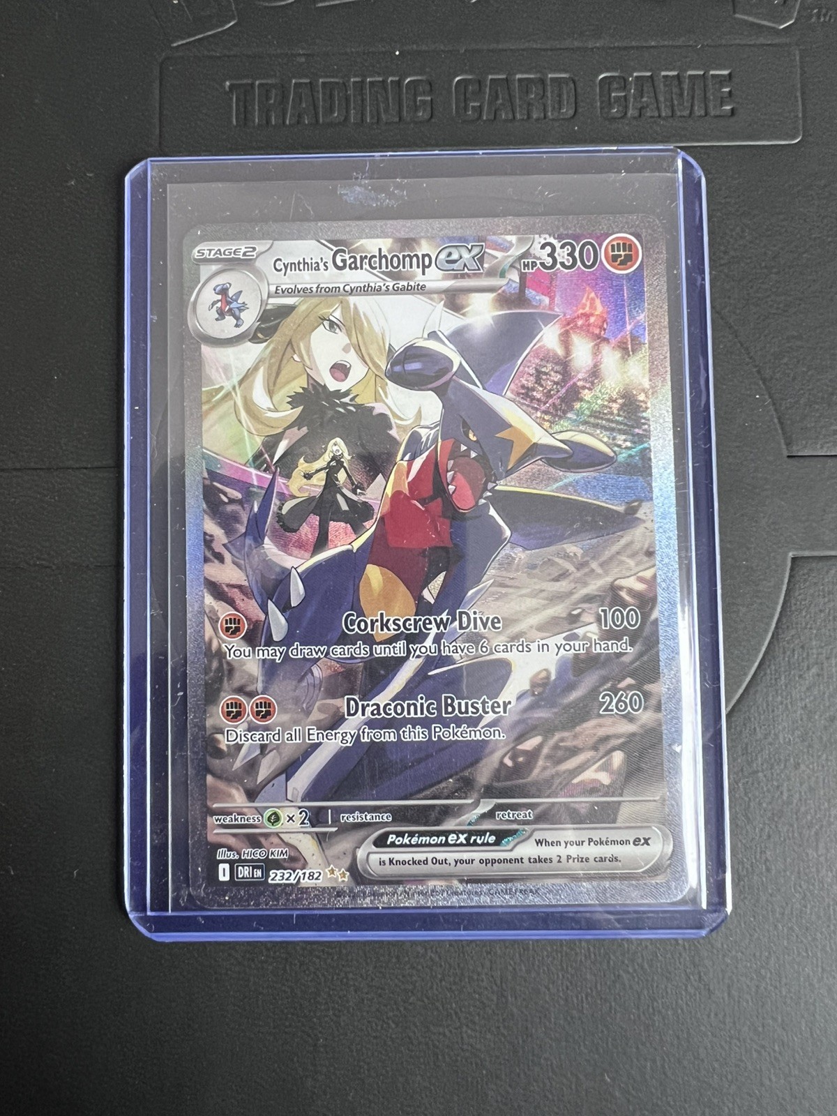 Cynthia's Garchomp 232/182 Destined Rivals SIR Special Illustration Rare ⭐️ ⭐️