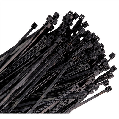 K Tool International Kabel Reißverschluss Krawatte 11 Inch Schwarz 100 / Pack 50