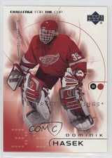 2001-02 Upper Deck Challenge for the Cup Dominik Hasek #27 HOF 05ds