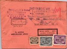 GOLDPATH: Germany cover 1941 to Poland registered CV904_P14