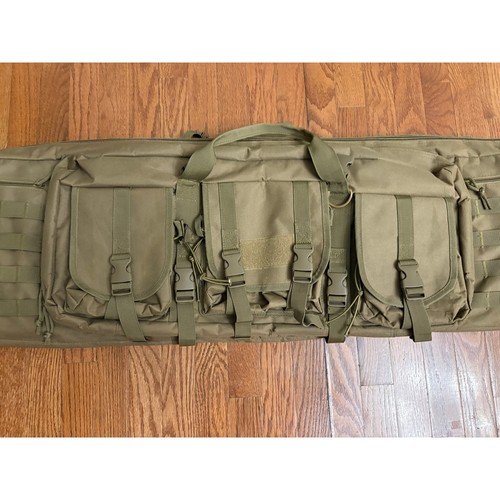 Tactical Soft Sided Rifle Case 2 Rifle Molle Tragegriff und Rucksack 42" x 12" - Bild 2 von 8