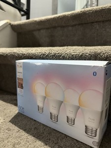 Philips Hue Essential A19 Multicolor LED Bluetooth Smart Light Bulbs 4-Pack