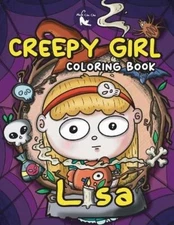 Mula Cha Cha Creepy Girl Lisa Coloring Book (Paperback) (UK IMPORT)