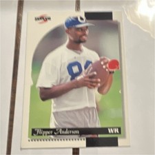 Score 1990 Supplemental Flipper Anderson Los Angeles Rams #48 Rookie Card. rookie card picture