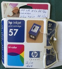 Lot Of 2 Genuine HP 57 Tri Color Ink Cartridge Expired 2006 2016