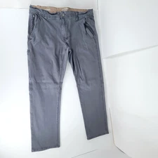 Weatherproof Vintage Pants Men 35x28 (36x30 tag) Gray Straight Workwear Cargo