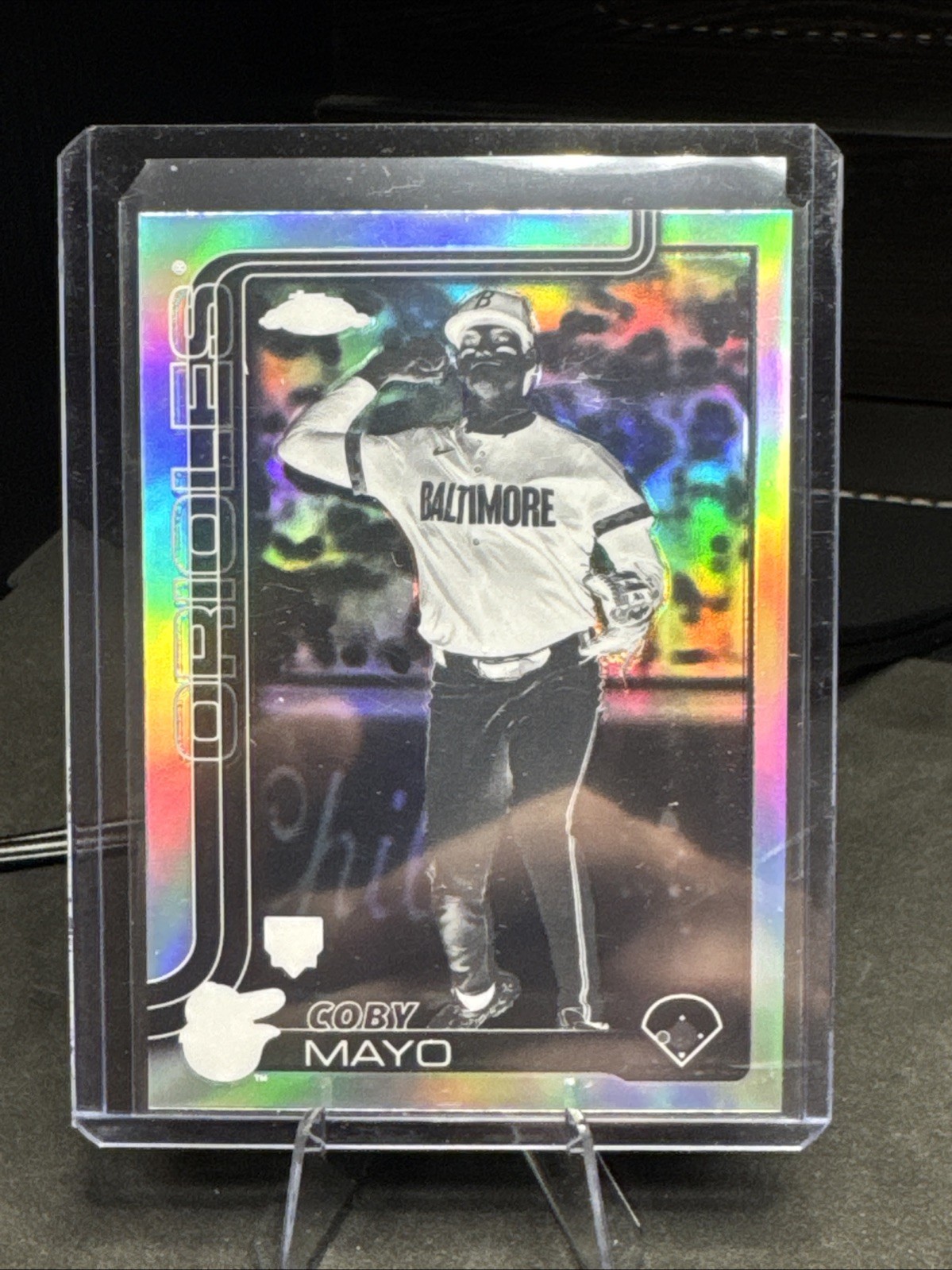 2025 Topps Chrome - Coby Mayo #120 Negative Refractor (RC)