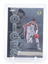 GIANNIS ANTETOKOUNMPO 2025-26  TOPPS CHROME BASKETBALL VOICES #VS-2 BUCKS Q3178