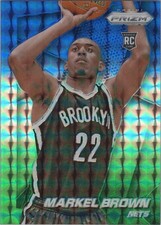 🏀 Markel Brown – Brooklyn Nets ⭐ 2014–15 Prizm 🔥Blue & Green Mosaic 🔥ROOKIE