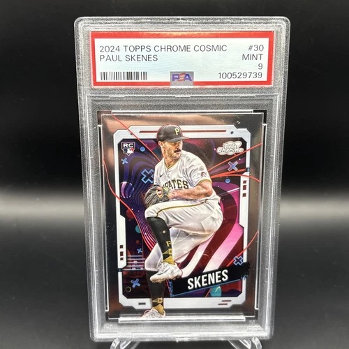 2024 Topps Chrome Cosmic Paul Skenes Rookie #30 PSA 9