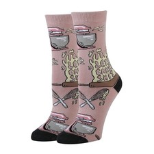Women's Novelty Crew Socks for Adult Humor, Fun Funny Crazy Silly Cool Socks