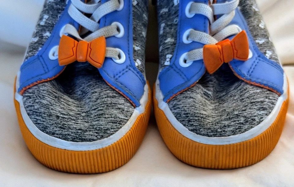 Blippi Niño Pequeño 3+ Tenis Zapatos Naranja Azul Gafas de Sol Tema Foto 2 de 4