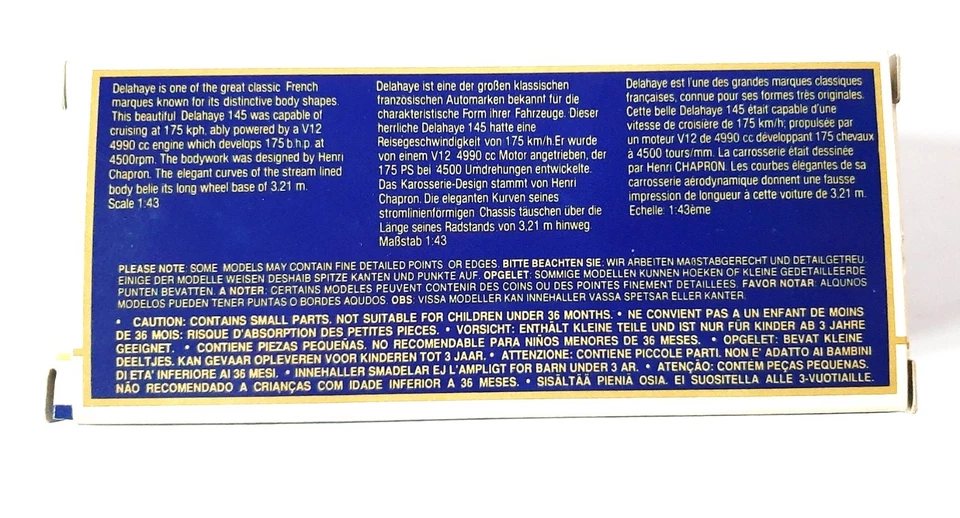 Matchbox Dinky DY-14B 1946 Delahaye 145 sc.1:43 - Immagine 4 di 4