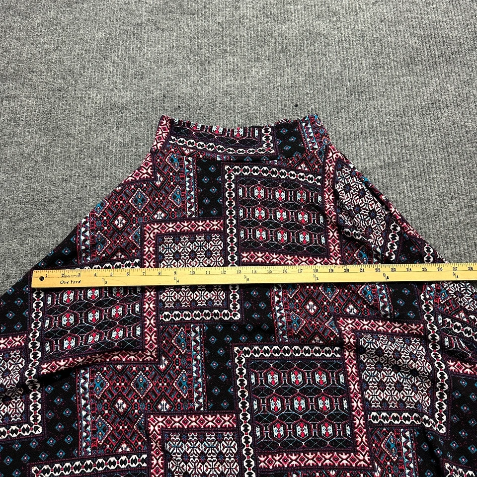 Falda para mujer Agnes & Dora talla XS multicolor boho geométrica línea A midi elástica Foto 3 de 4